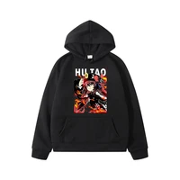 tot hu tao genshin impact pullover hoodie sweatshirt with hood childrens clothing for boys kids clothes girls streetwear casual