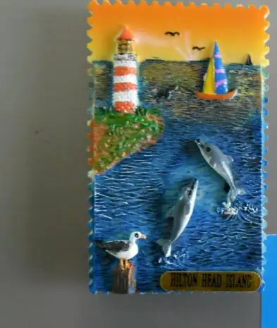 Сувенирный магнит на холодильник дорожная коллекция в США подарок-компаньон для