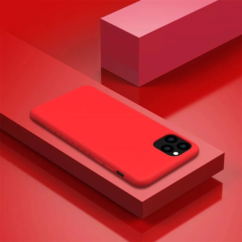 NILLKIN чехол для iPhone 11 11 Pro Max 5,8 6,1 6,5 Дюймов Полное покрытие Резина завернутый ТПУ Защитный чехол для задней крышки для iPhone11 Pro Чехол