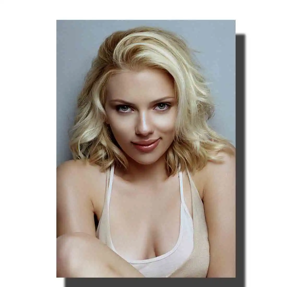 M147 художественный плакат Scarlett Johansson сценическая кинозвезда Модная шелковая