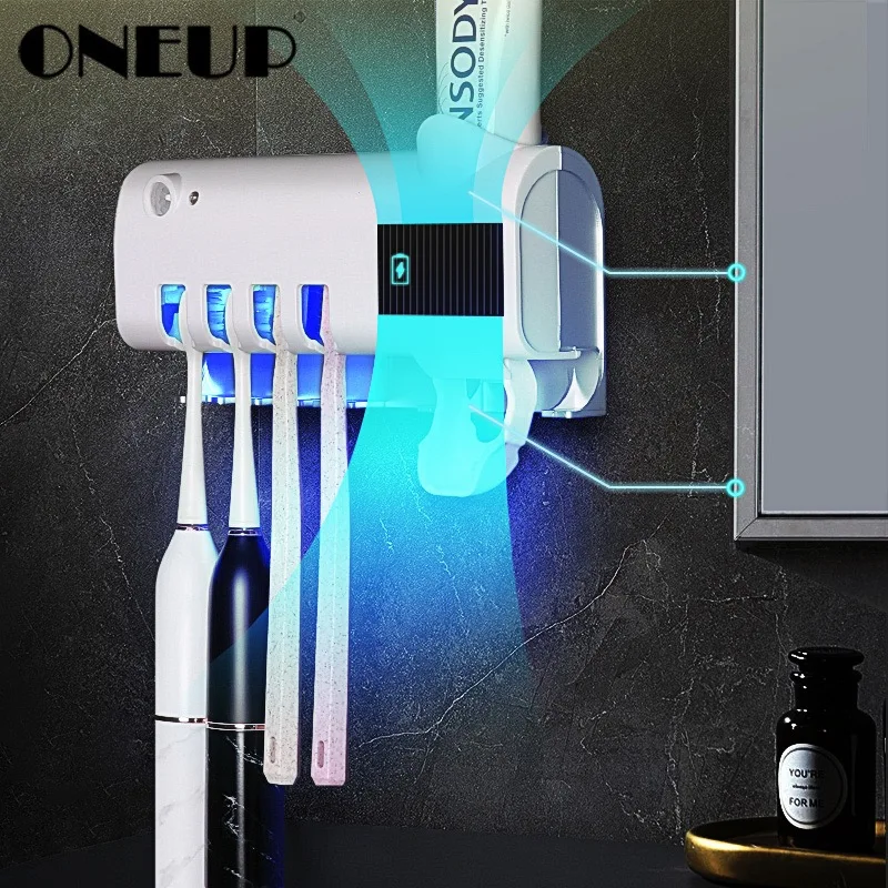 Стерилизатор зубных щеток ONEUP Автоматический Диспенсер зубной пасты