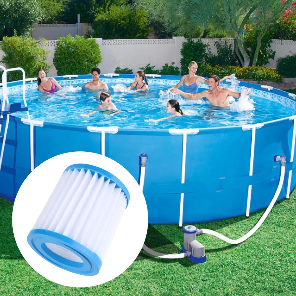 

Water Filter Pump Cartridge Strainer Inflatable Tub Spa Bath Swimming Pool Water Filter Element Pump Replacement Kit For HS-630