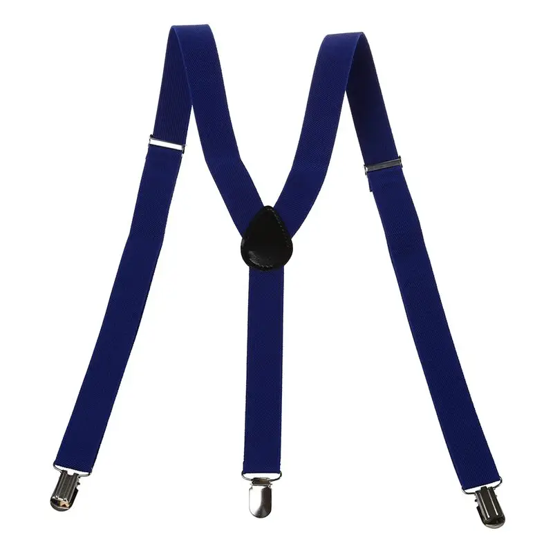

Adult Adjustable Metal Clamp Elastic Suspenders Braces