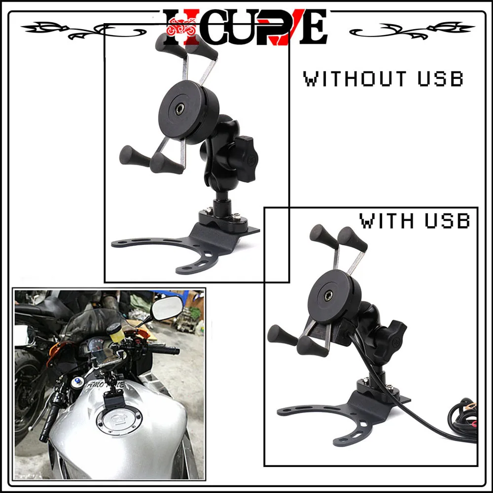 

For SUZUKI GSXR 1000 600 750 GSXR1000 GSXR600 GSXR750 Motorcycle GPS Navigation Frame Mobile Phone Holder Mount Bracket