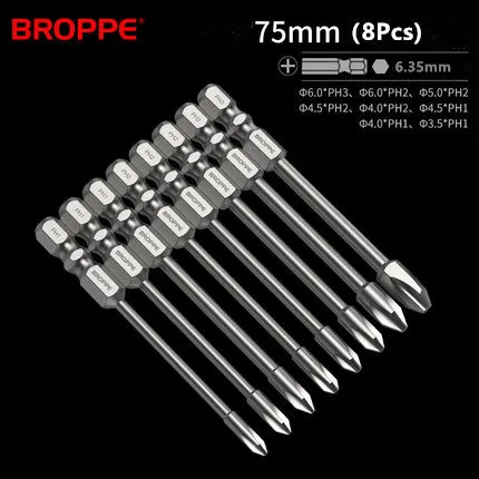 

BROPPE магнитные отвертки S2 75/100 мм