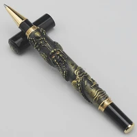 jinhao metal rollerball pen oriental dragon series heavy pen bronze professional supplies for business gift pen