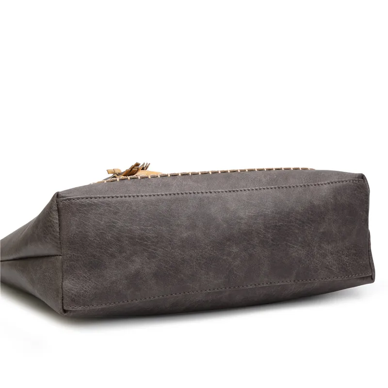 Винтажная Женская сумка через плечо с кисточкой | Багаж и сумки