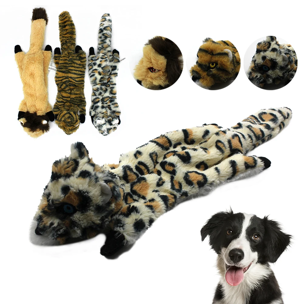 Милые животные тигра леопарда льва игрушки для животных жевательные скрипучие