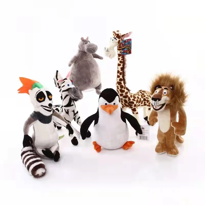 

Madagascar 3 dolls giraffe plush toy hippo lion doll
