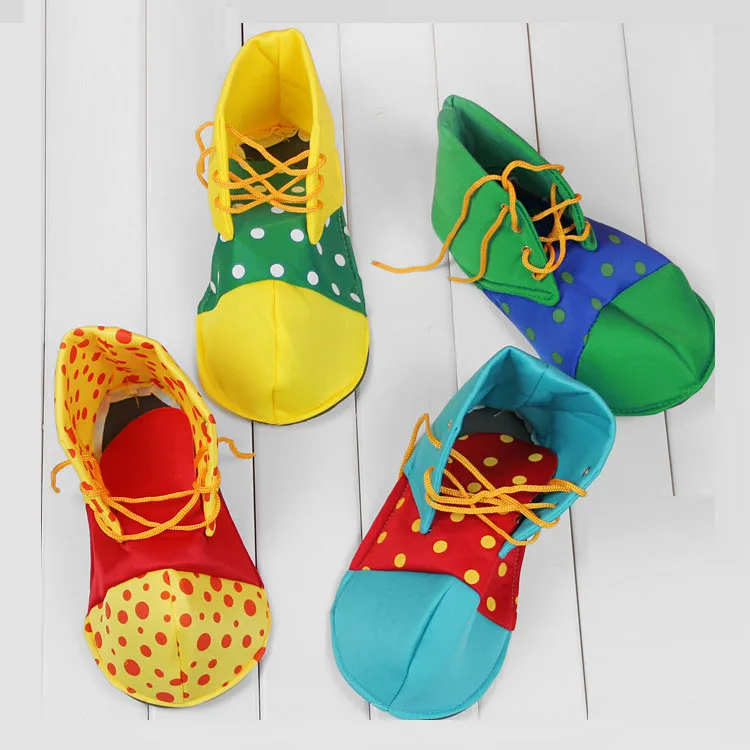 

Funny Colorful Clown Shoes Children Adults Cosplay Clown Shoes Props Party Up Decoration Halloween Costume Christmas