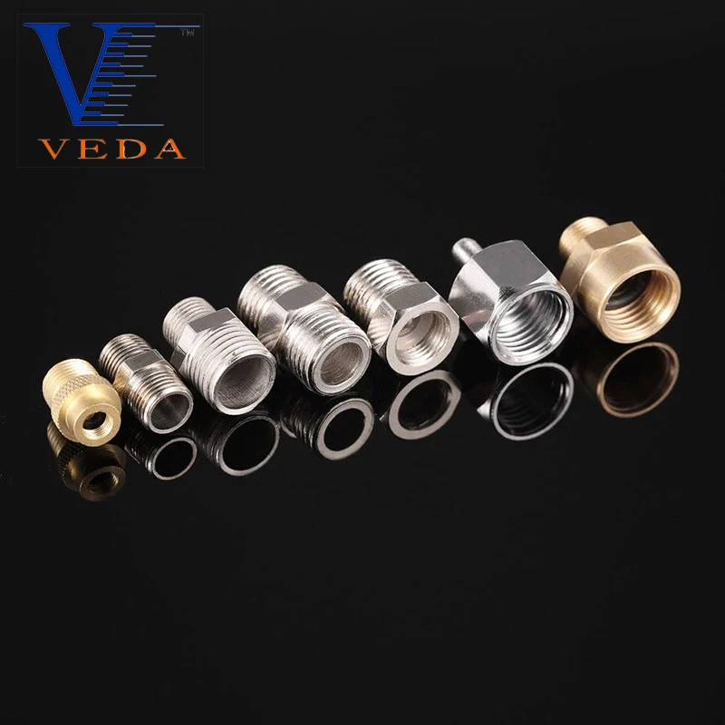 Комплект адаптеров для аэрографа комплект коннекторов компрессора и шланга