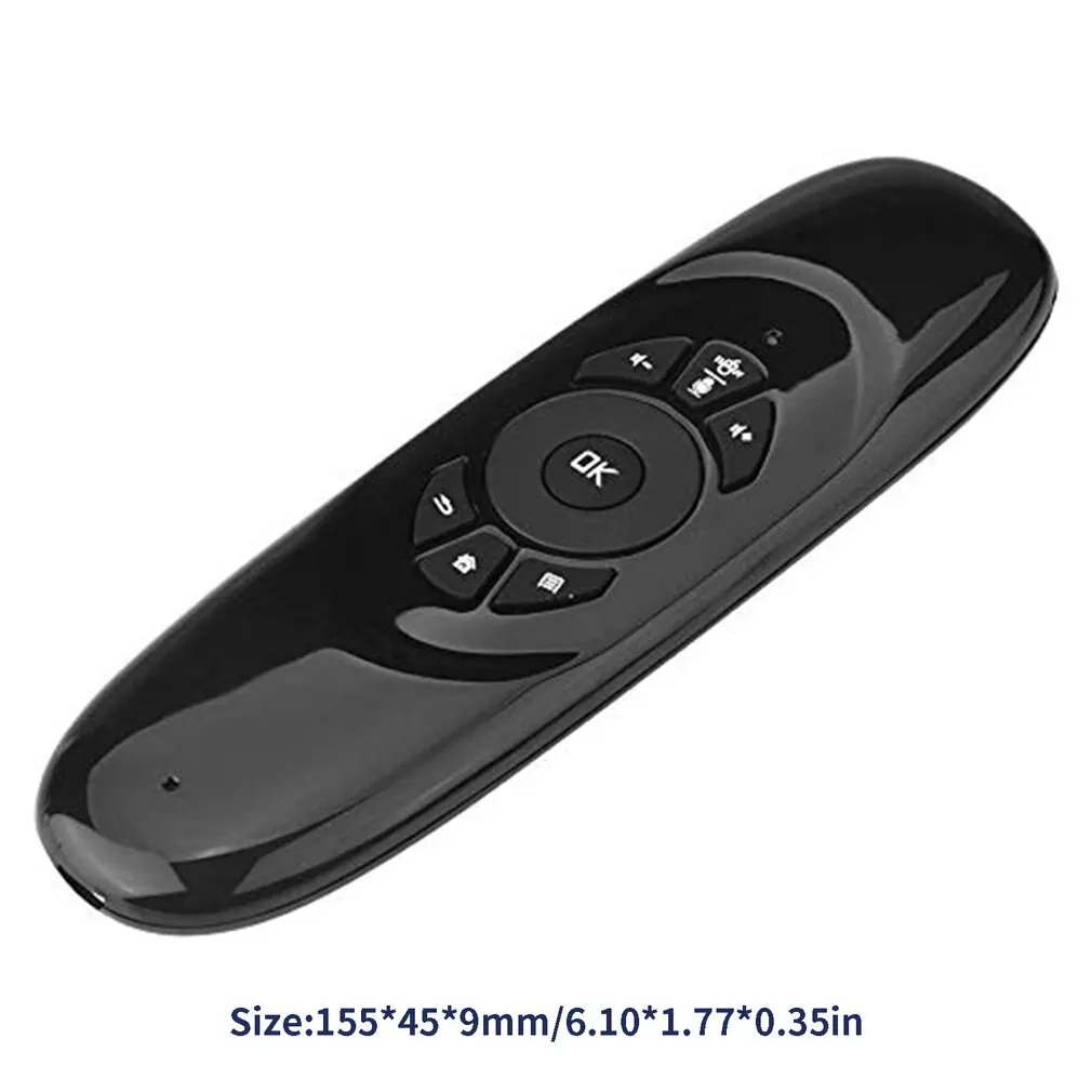 

Wireless Air Mouse Mini Keyboard Mouse Airmouse C120 Multi-Language Version Somatosensory Gyroscope Double-Sided Remote Control