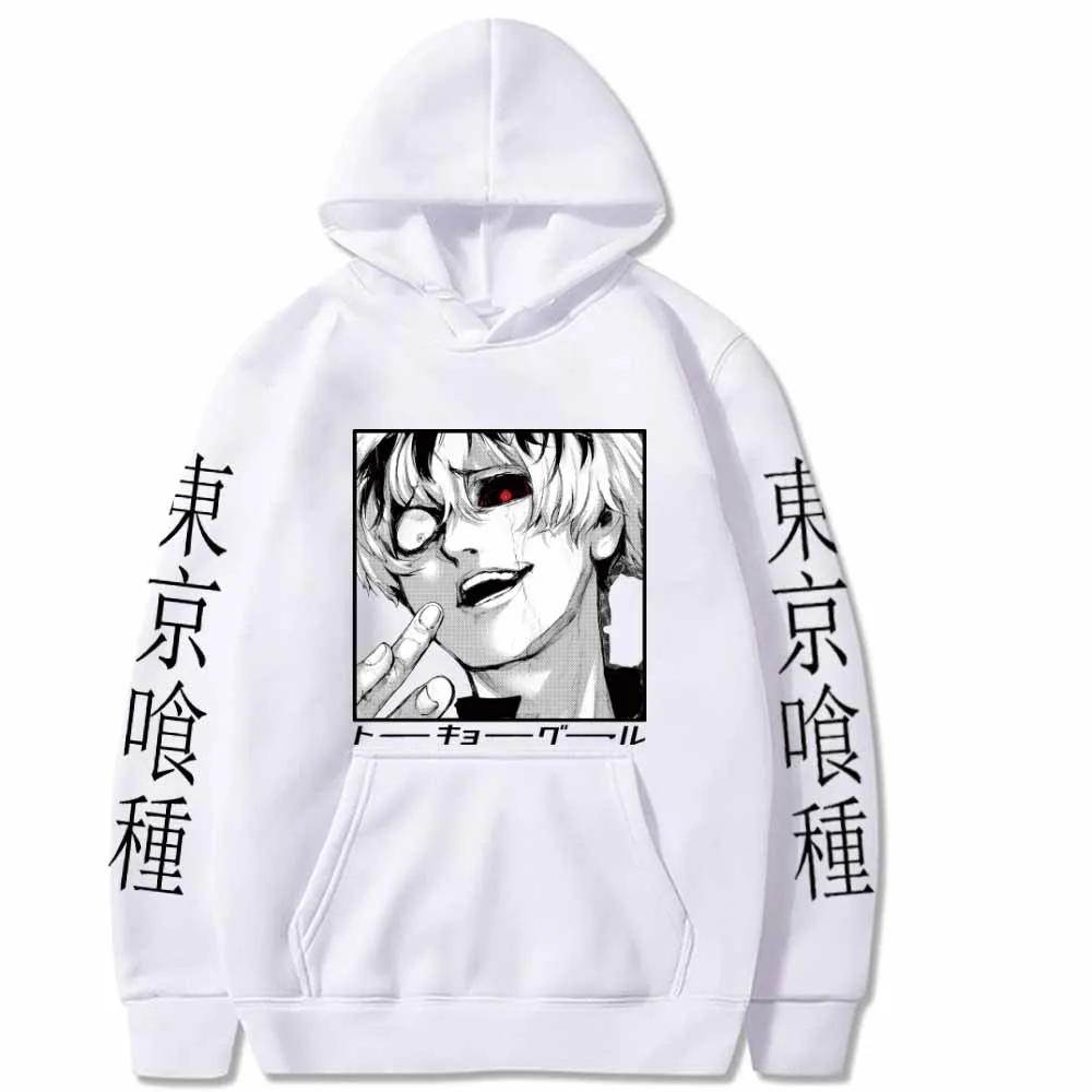 Крутой мужской Токийский Гуль Kaneki Ken толстовка с капюшоном для мужчин и женщин