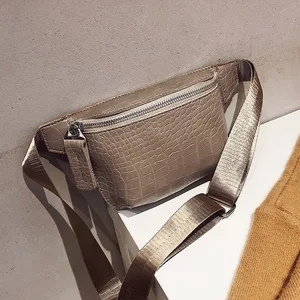 alligator leather waist bag women luxury phone pouch fanny pack for women chest bag female waist pack ladies heuptas pochete free global shipping