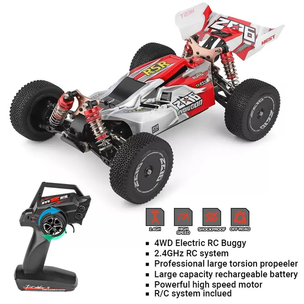 WLtoys 1/14 144001 RTR 2 4 ГГц Радиоуправляемый автомобиль со шкалой дрифта гоночный 4WD