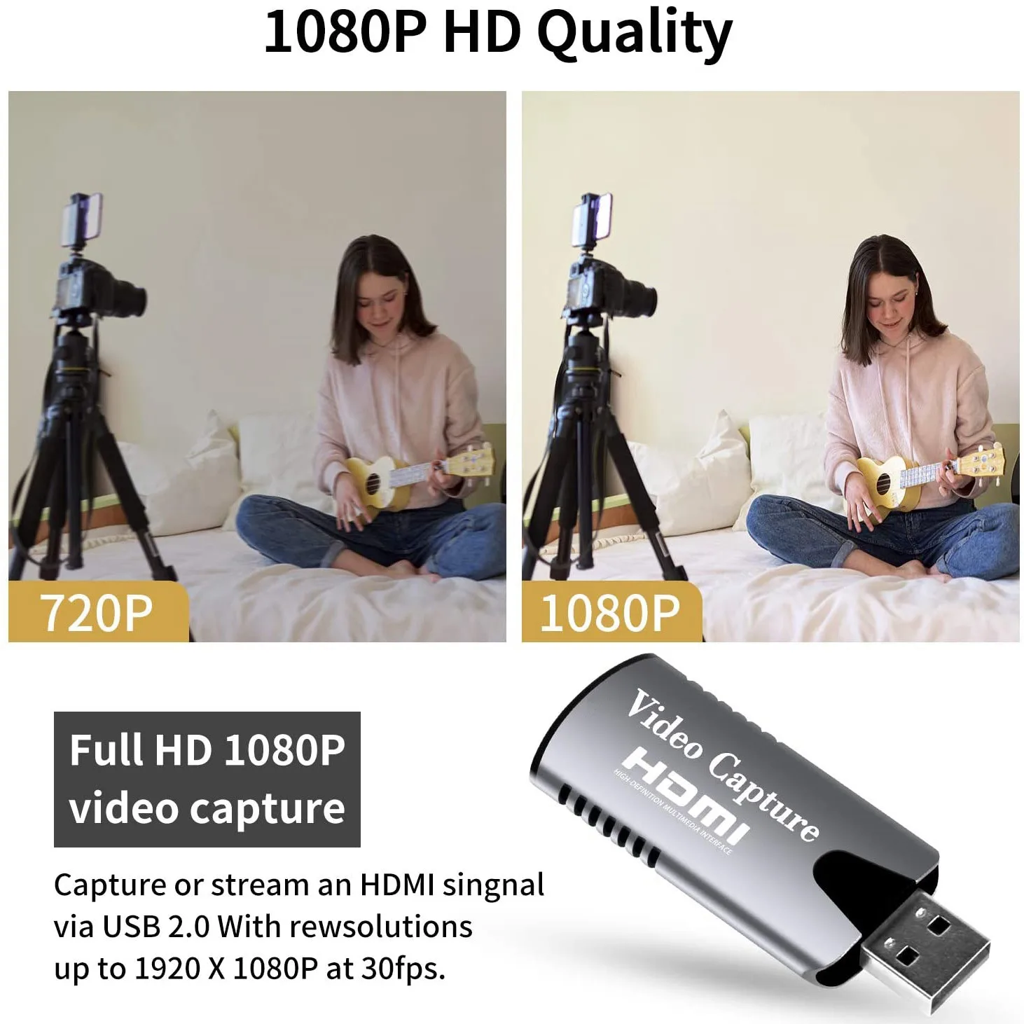 O карты видеозахвата HDMI к USB 1080P запись через DSLR камкордер для потокового