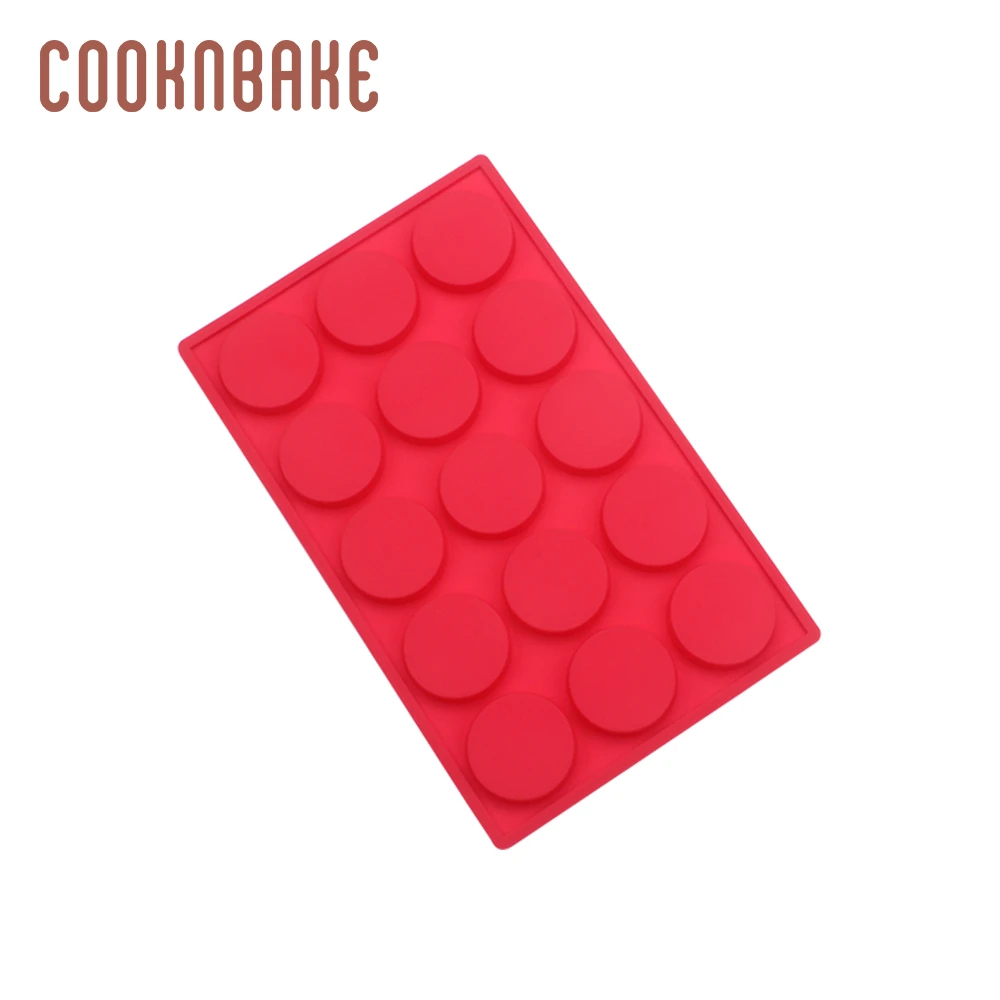 Силиконовая форма для печенья COOKNBAKE 15 полостей инструмент выпечки торта круглое