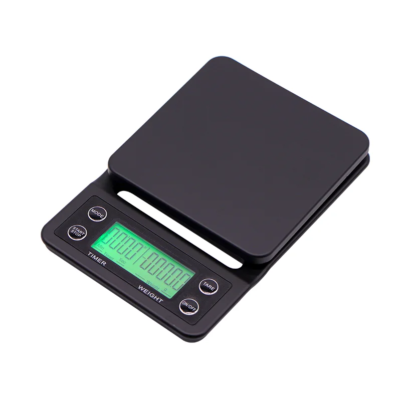 

Drip Coffee Scale With Timer Portable Electronic Digital Kitchen Scale High Precision LED Electronic Scales 3kg/0.1g,5kg/0.1g