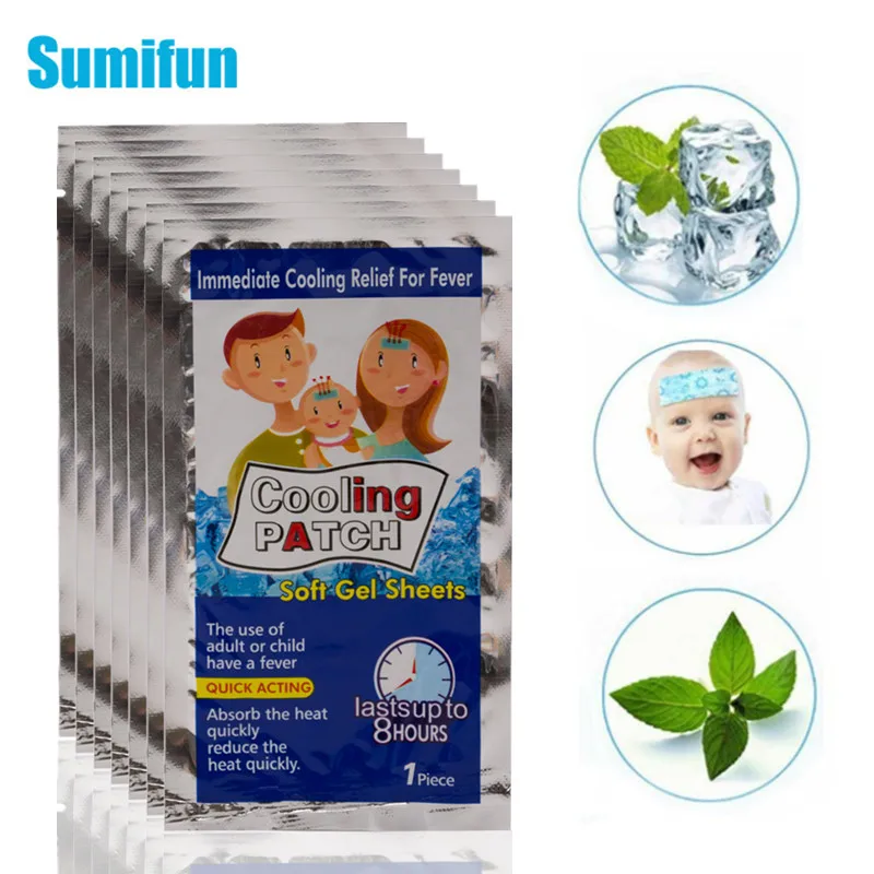 13 шт. медицинские пластыри для снижения температуры|Пластыри терапевтические| |