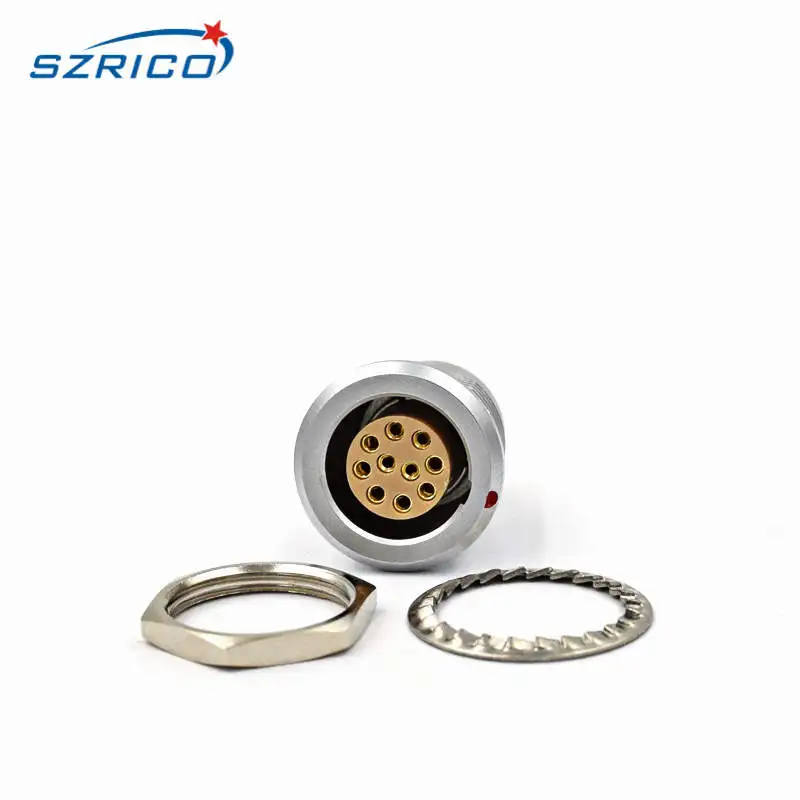 

M12 FGG EGG 1B 10 pin CLLAD62Z Male Plug Female Socket Electrical Circular Terminal Connector