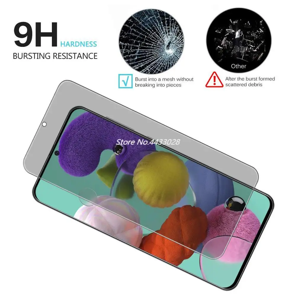 Закаленное стекло 9H для Samsung Galaxy A41 Защита экрана анти-шпионская защитная пленка |