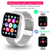 Smart Watch Men Bluetooth Call Can Sport Fitness Tracker Heart Rate BP Fashion Smartwatch Pedometer Watches Women Supports Phone