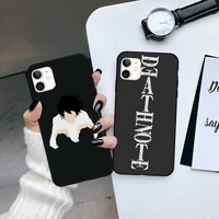 anime death note ryuk horror apple phone case for iphone 13 7 8 11 12 x xs xr pro max samsung a s 9 71 10 plus mini mobile bag