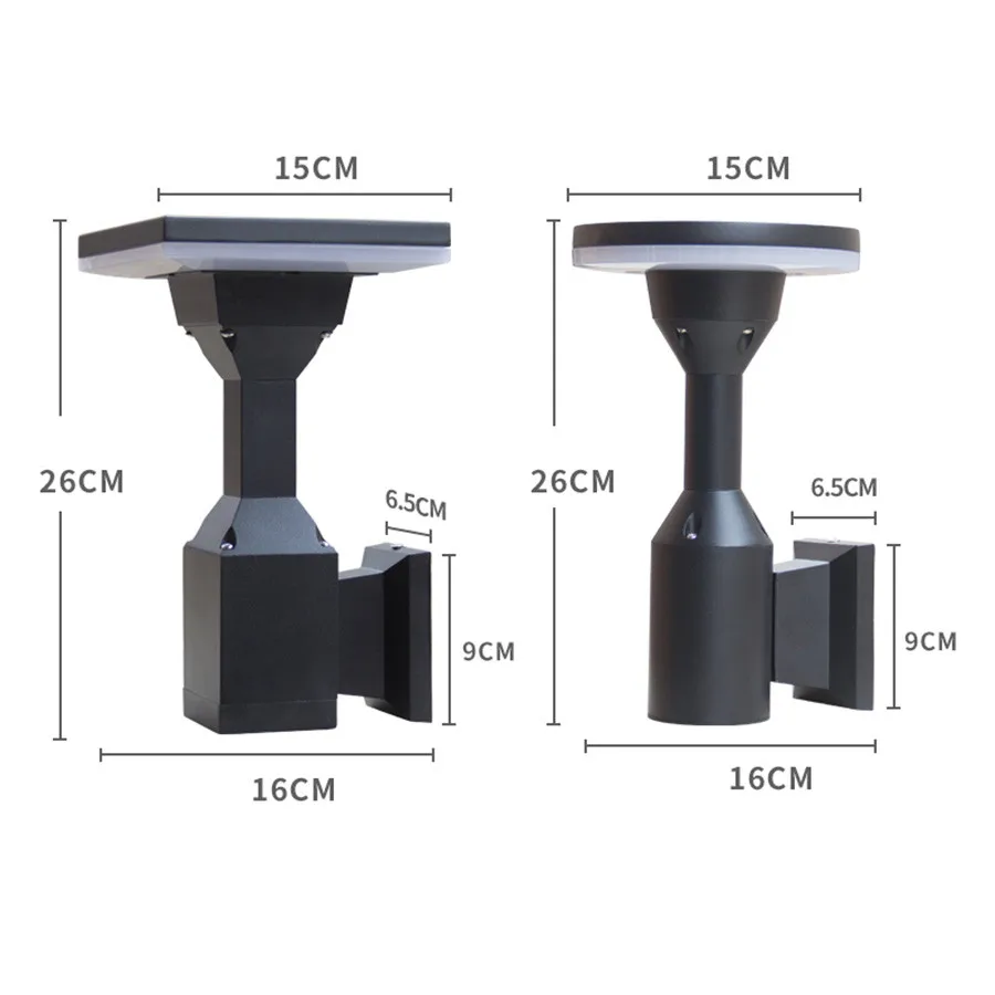 

Thrisdar Outdoor Led Wall Lamp Pillar Lamp Outdoor Corridor Aisle Garden Wall Light Column Lamp Villa Hotel Exterior Wall Sconce