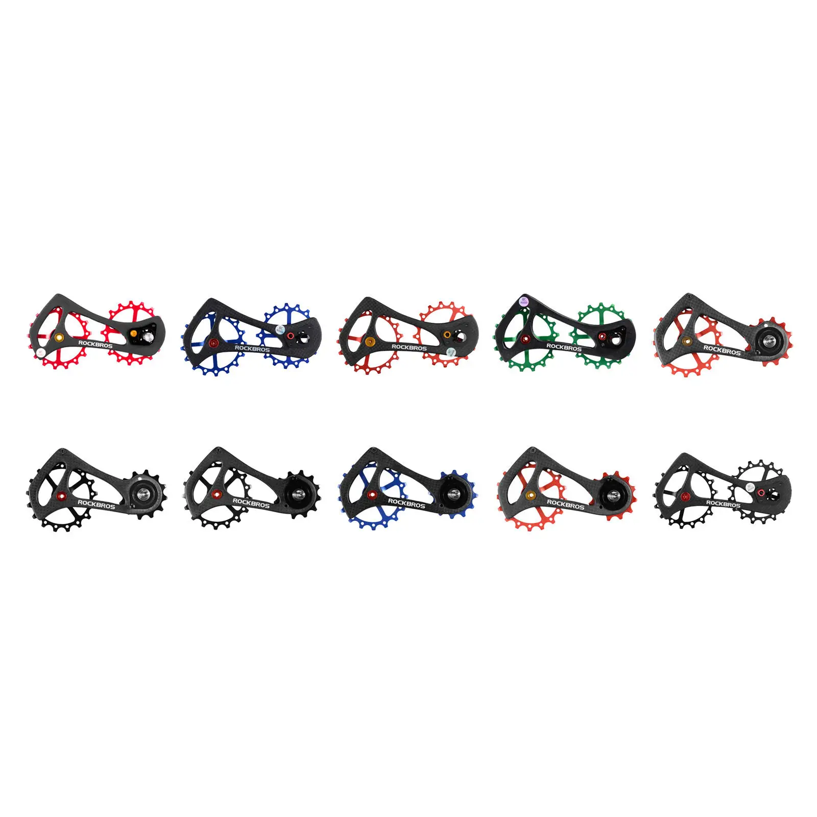 

Bike Ceramic Bearing Jockey Pulley Wheel Set Carbon Fiber Rear Guide Bicycle Parts for R8000 R8050 R7000 Bicycle Accessories