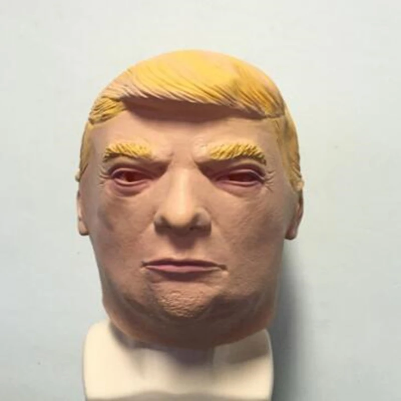 Дональд маска Трампа миллиардер президентский костюм латекс косплейная