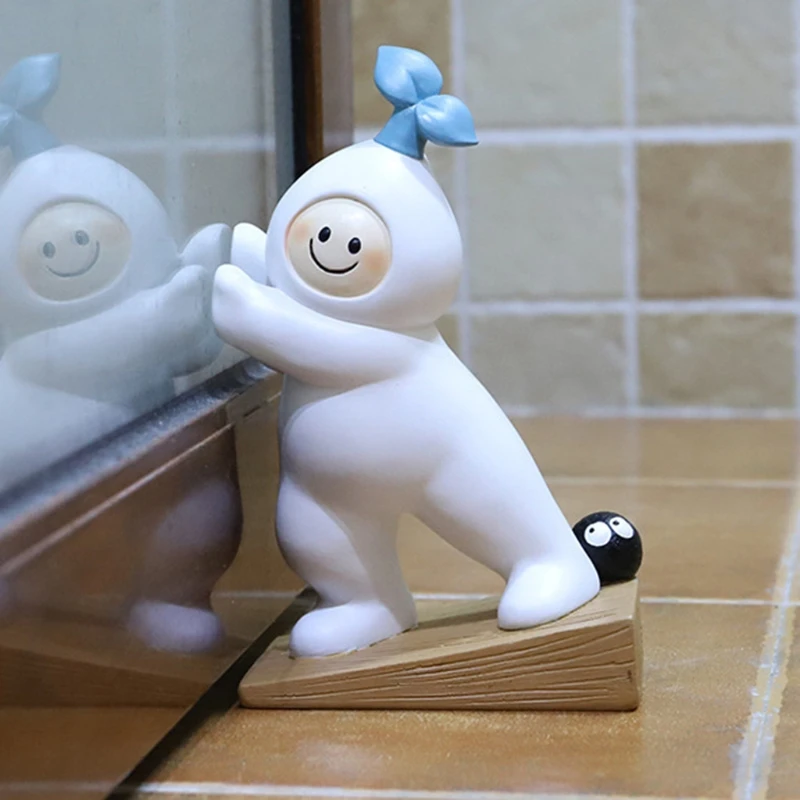 

Cute Cartoon Radish Door Stopper Resin Safety Baby Finger Guard Protector Non Slip Bookend Book Stand Dropship