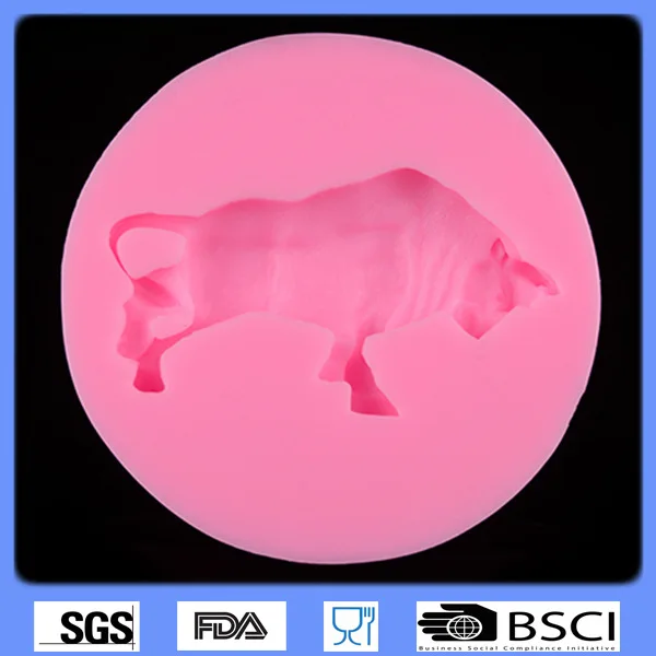 

HEARTMOVE Bull Shape Cake Mold fondant molds chocolate mould for the kitchen baking cake tool DIY bull silicone cake mold 9261