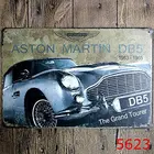 Металлический знак Oulili Aston Martin Db5, жестяной Ретро плакат с табличкой, 8x12 дюймов, Настенный декор
