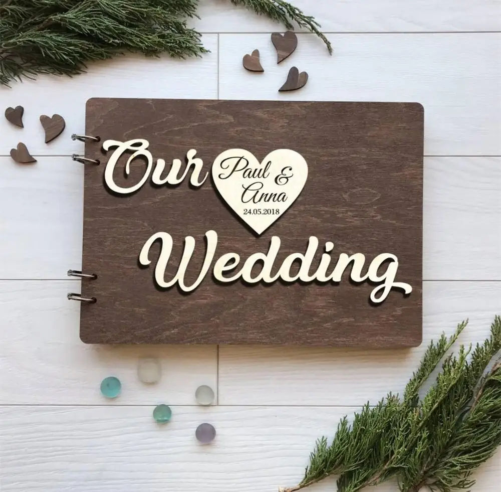 Индивидуальная Свадебная Гостевая книга индивидуальный Свадебный гостевой