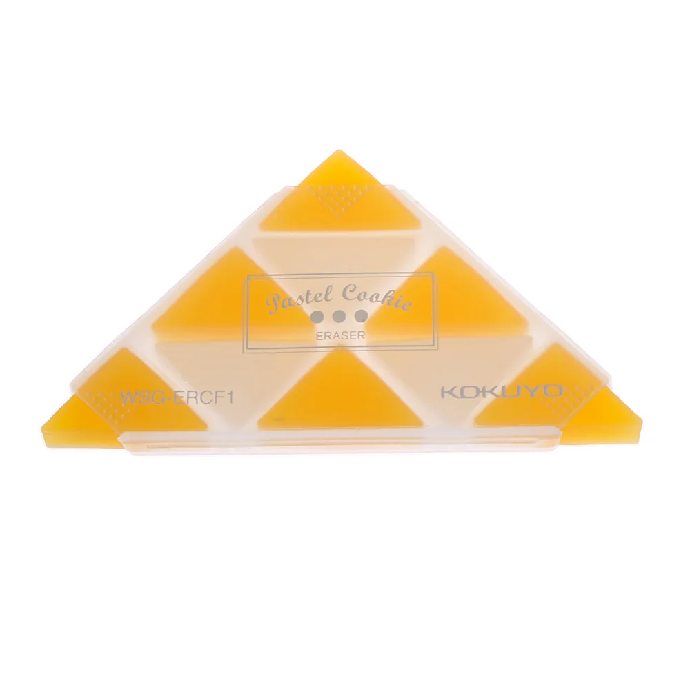 1 шт. креативные красочные треугольные резиновые ластики Прочный гибкий ластик