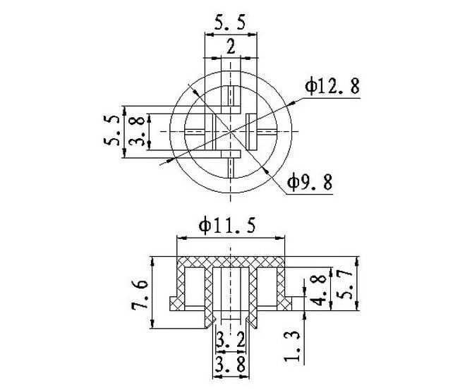 

Free shipping A24 B3F-4055 12*12*7.3 50 10PCS