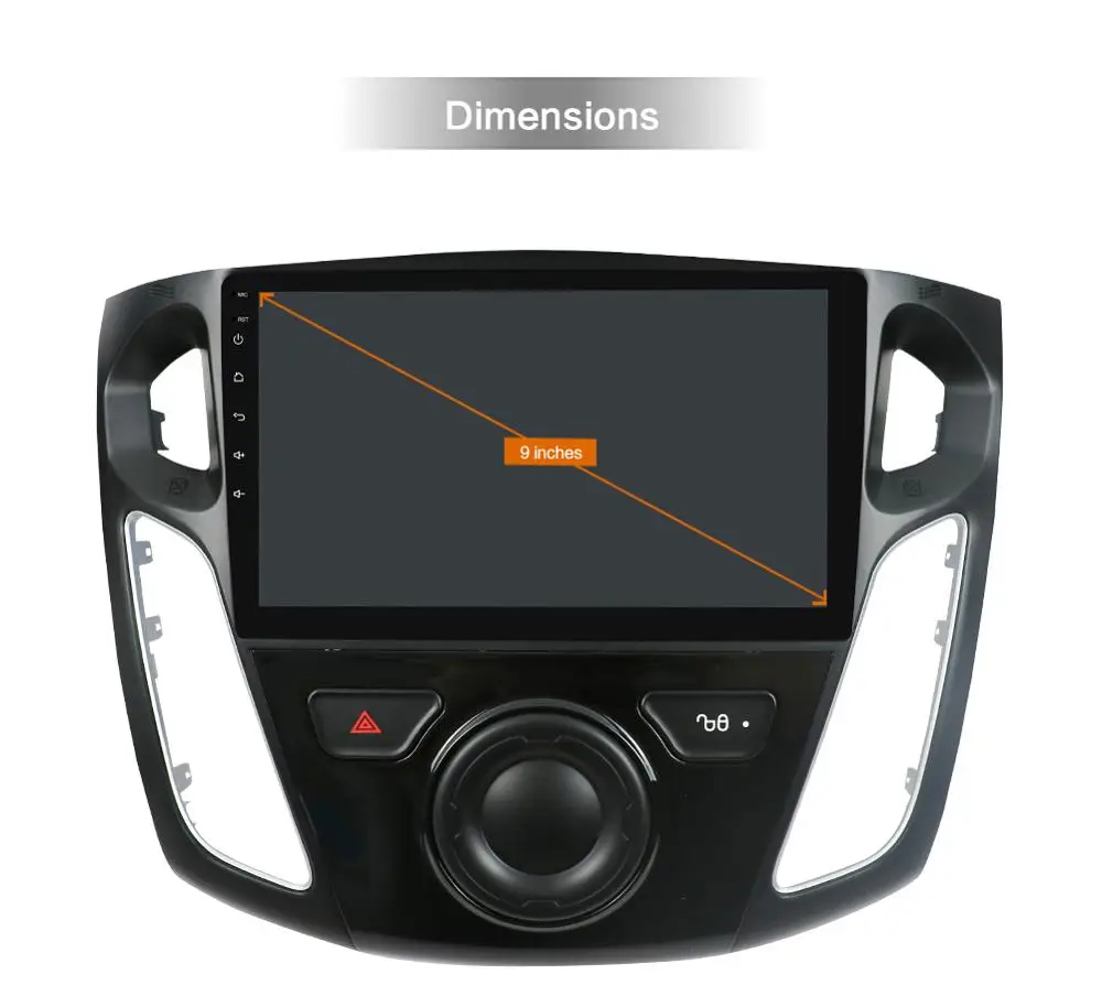 Автомагнитола Bosion 1024X600 DVD-плеер с четырехъядерным процессором 2G Android 10 GPS радио IPS