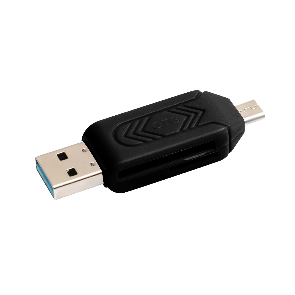 Micro USB 2 в 1 OTG кардридер Type-C3.0 Поддержка TF карта рекордер телефон карта памяти вращающийся кард-ридер