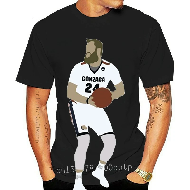 

New Przemek Karnowski Gonzaga Basketball White Men T-Shirt Size S-3XL(1)