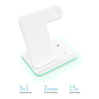 15w wireless charger for iphone iwatch airpods charging accessories 3 in 1 wireless phone chargers with holders wireless charger