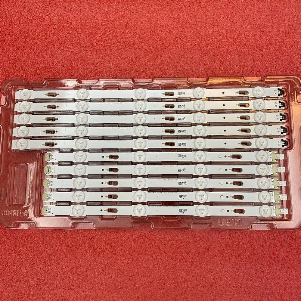 Светодиодная лента для подсветки (10) для Samsung UE40MU6105, UE40KU6000K, UE40MU6120K, UE40KU6100K, UE40JU6400K, LM41-00120R 00120S, UE40KU6020