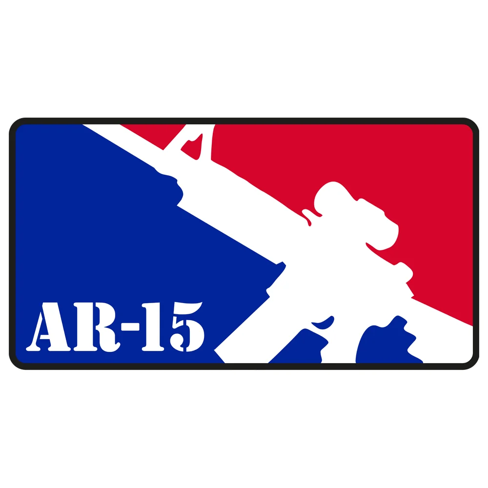 

AR15 Assault Rifle 2nd Amendment Gun Sticker Vinyl Car Truck Window Bumper Bodywork Windshield Suv Decoration Laptop Sticker