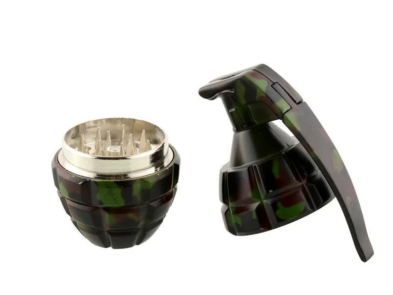 

Bomb Grenade Shape Grinder Weed Herb Grinder Metal 3layer