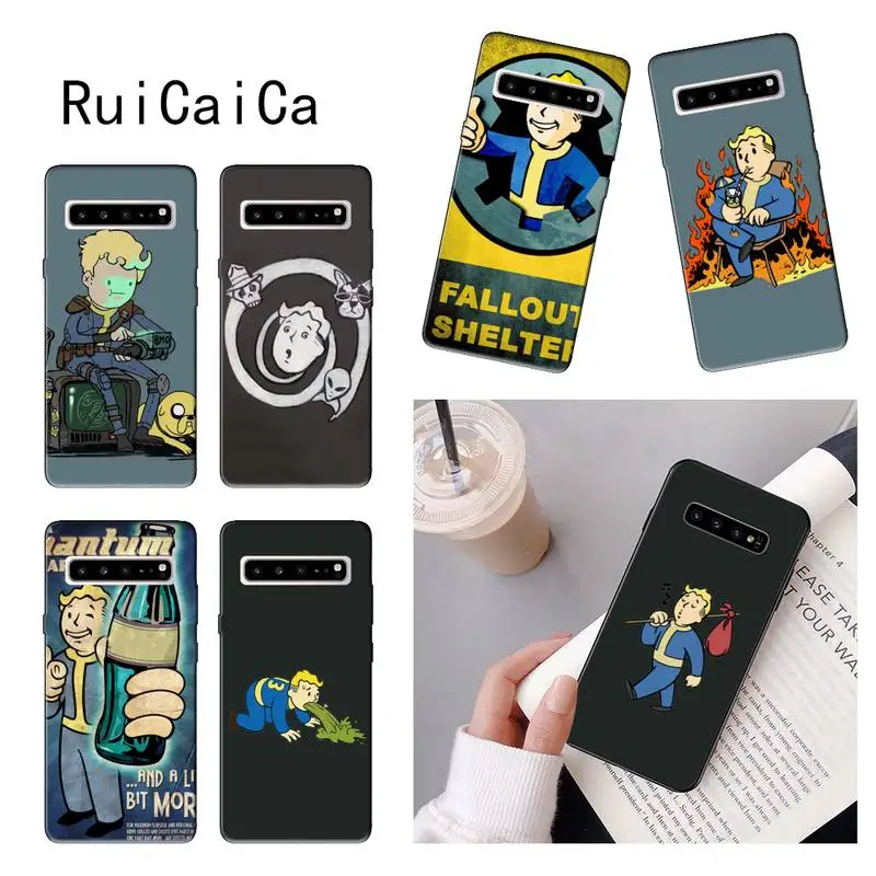 Чехол для телефона RuiCaiCa с изображением черного острова игры fallout new vegas boy Samsung GALAXY