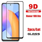 Закаленное стекло 9D для Honor10x lite 10x, 2 шт., легкая защита экрана телефона для huawei honor 10, xlite, полное покрытие, защитное стекло