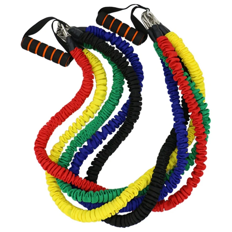 

2020 Hot Yoga Gum Fitness Resistance Chest Expander Rope Workout Muscle Fitness Rubber Elastic Bands For Sports Exercise