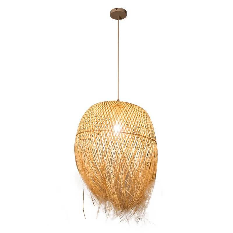 

Chinese bamboo chandelier household lighting design chandelier Japanese ceiling bedroom hanging glossy hanging device