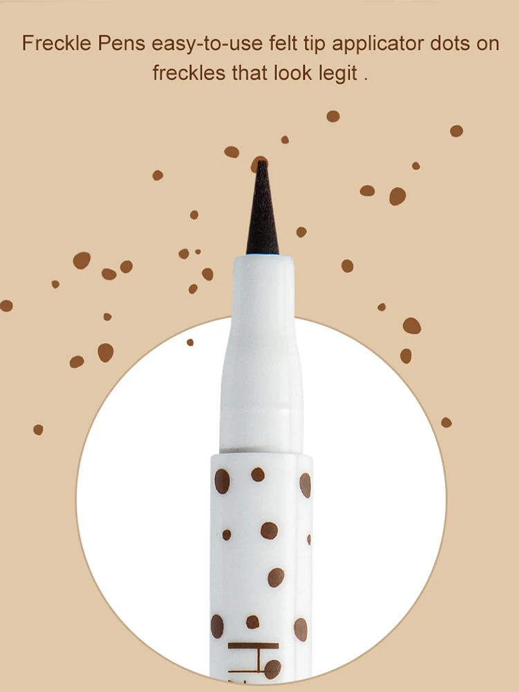 

Natural Lifelike Freckle Pen Soft Brown Freckle Pen Makeup Waterproof Dot Spot Pen Create The Most Effortless Sunkissed Look