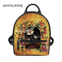womens mini backpack luxury pu leather kawaii flowers and animals pattern backpack cute graceful bagpack small school bags