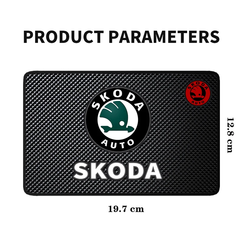 Новый нескользящий коврик для приборной панели автомобиля интерьер Skoda Octavia A5 Superb